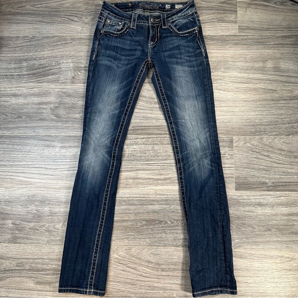 Y2K MISS ME Embellished Jeans (S)